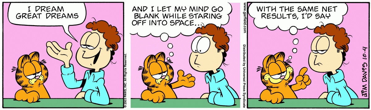 Garfield, October 4, 2003