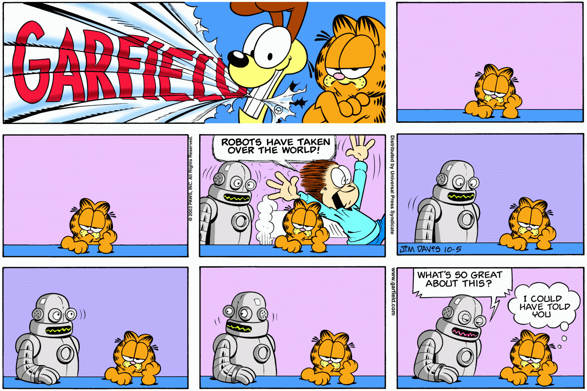 Garfield, October 5, 2003
