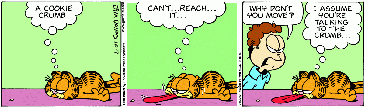 Garfield, October 7, 2003