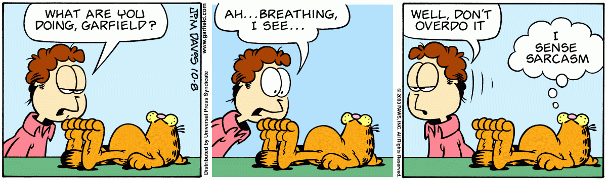 Garfield, October 8, 2003