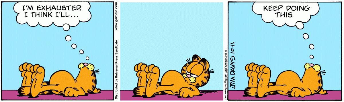 Garfield, October 11, 2003