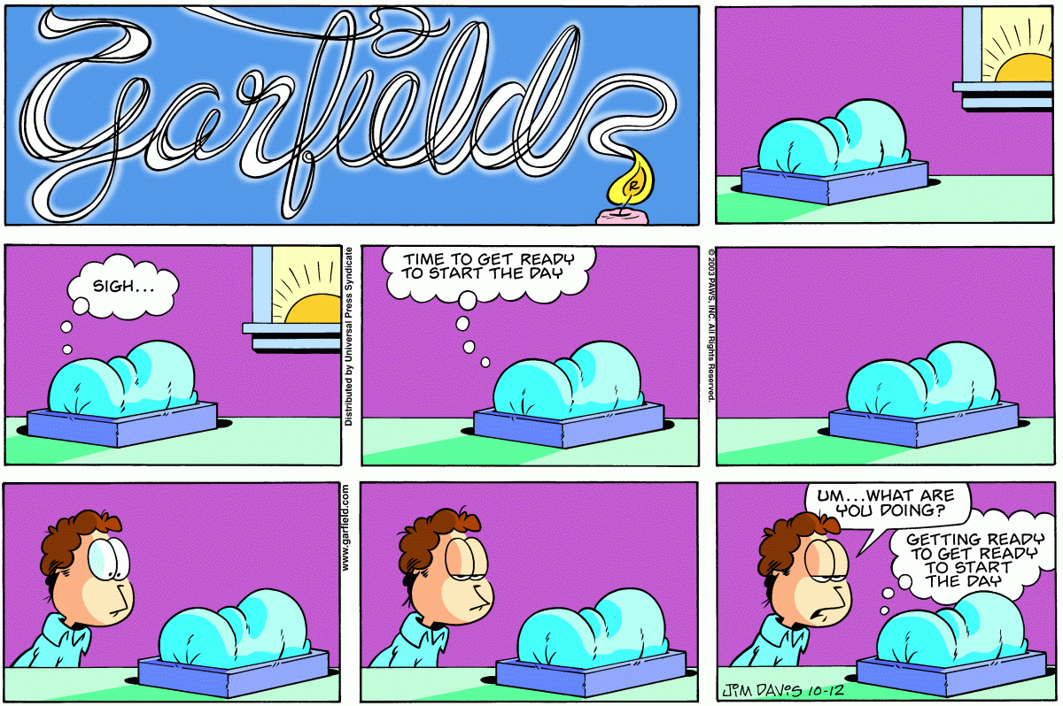 Garfield, October 12, 2003