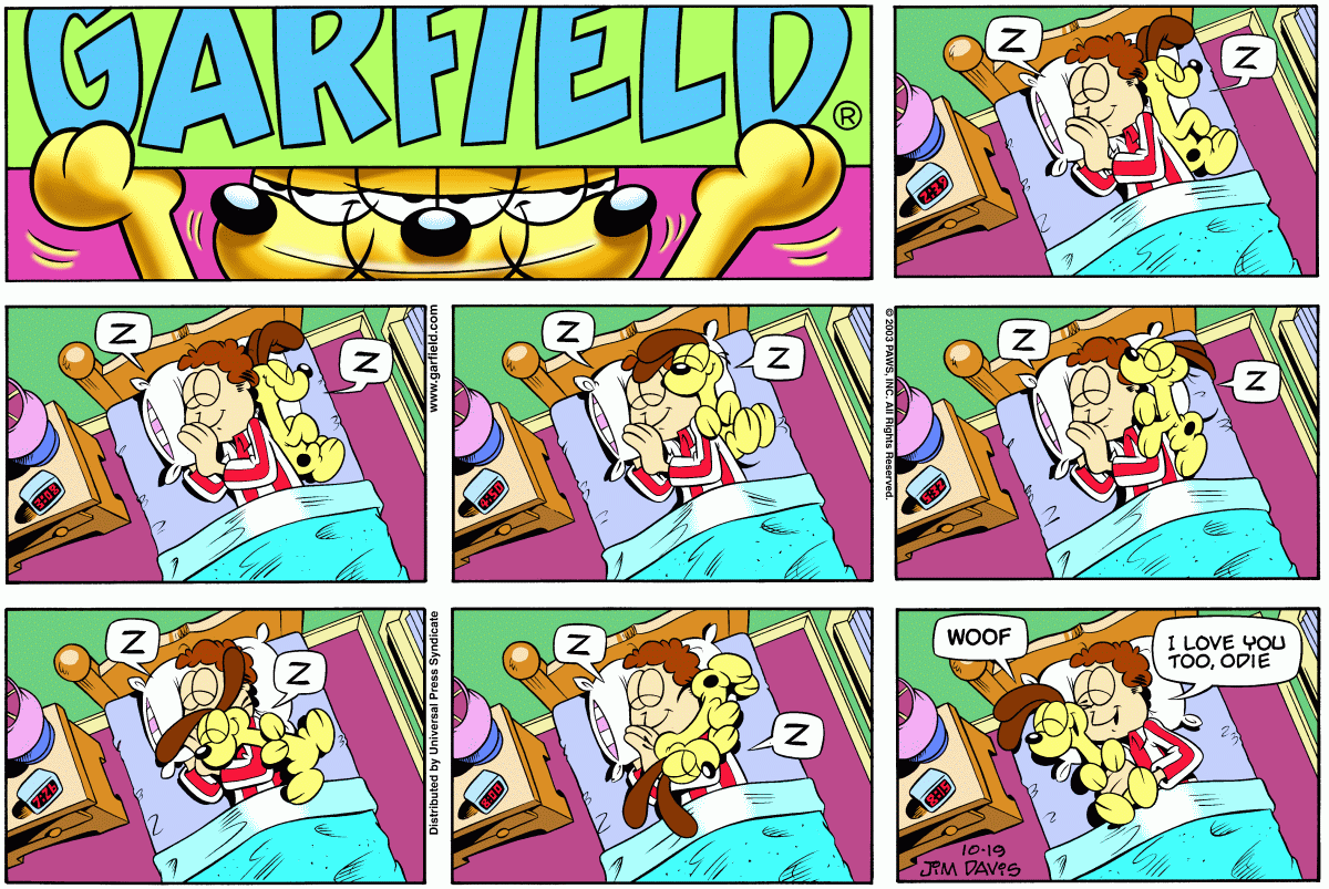 Garfield, October 19, 2003