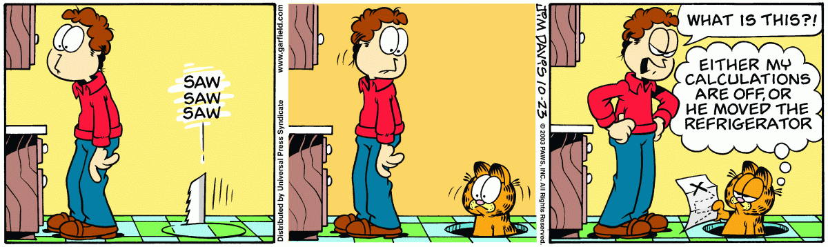 Garfield, October 23, 2003