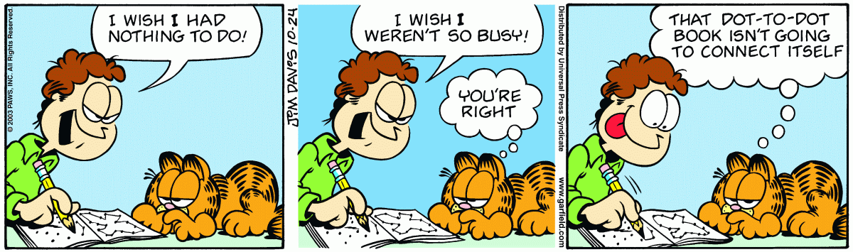 Garfield, October 24, 2003