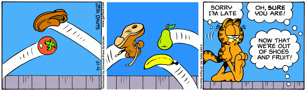 Garfield, November 4, 2003