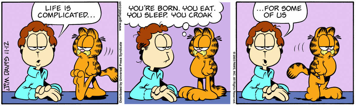 Garfield, November 12, 2003