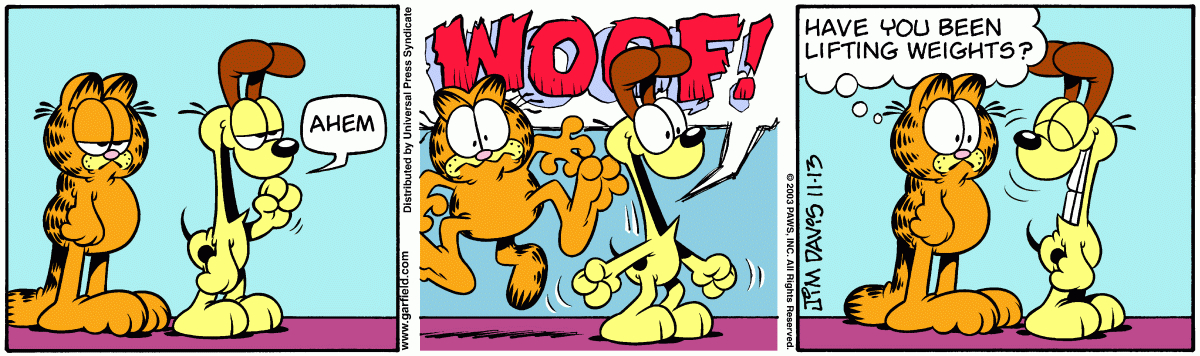 Garfield, November 13, 2003