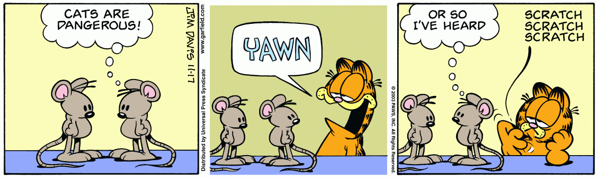 Garfield, November 17, 2003
