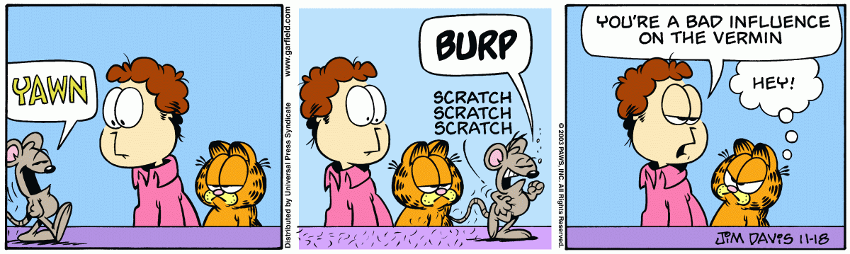 Garfield, November 18, 2003