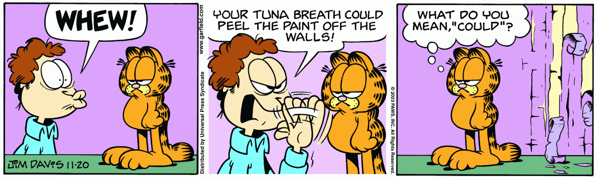 Garfield, November 20, 2003