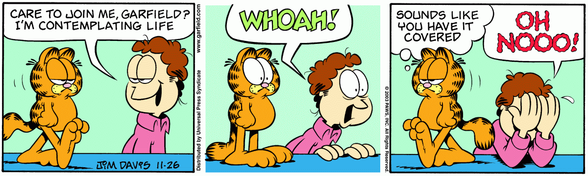 Garfield, November 26, 2003