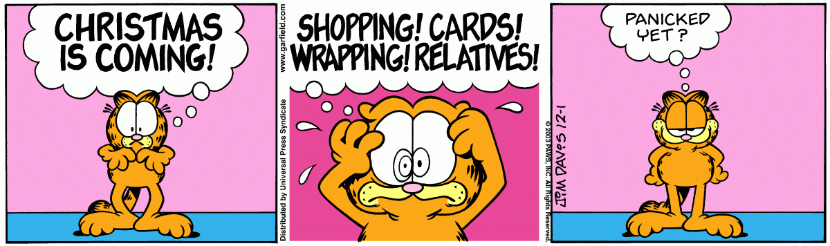 Garfield, December 1, 2003