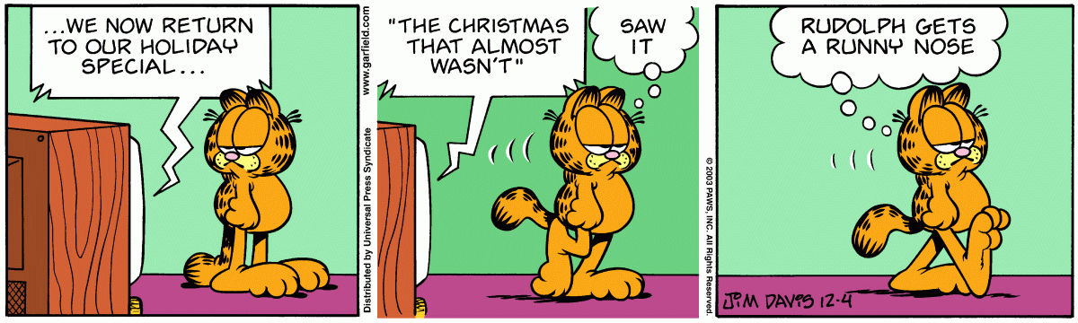 Garfield, December 4, 2003