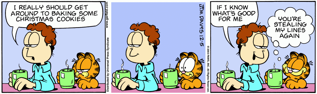 Garfield, December 5, 2003