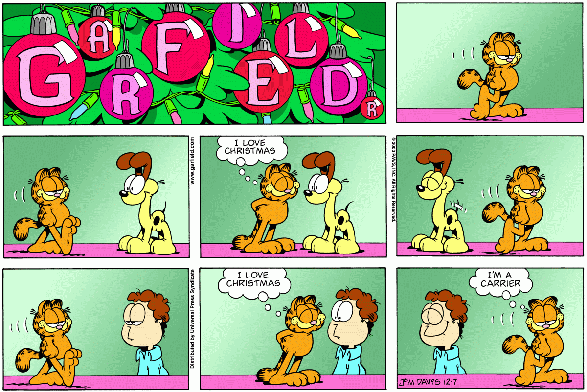 Garfield, December 7, 2003