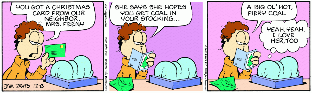 Garfield, December 8, 2003