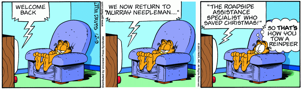 Garfield, December 9, 2003