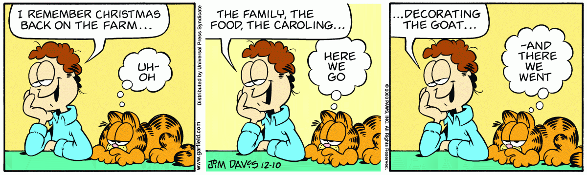 Garfield, December 10, 2003