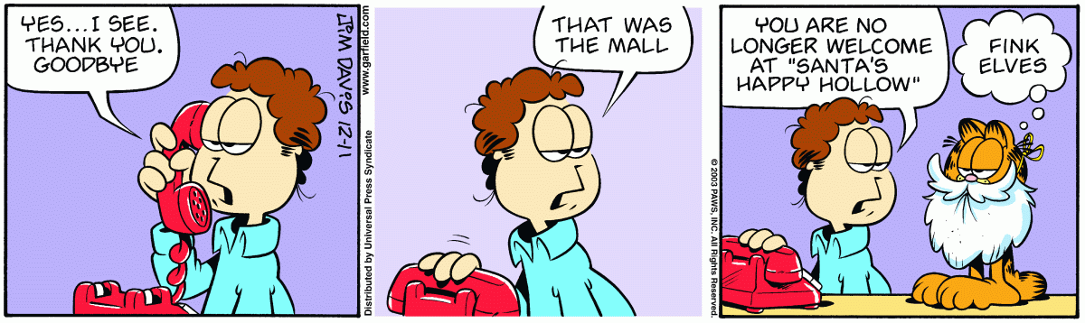 Garfield, December 11, 2003