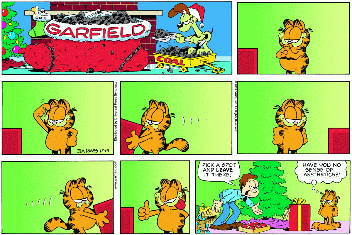Garfield, December 14, 2003