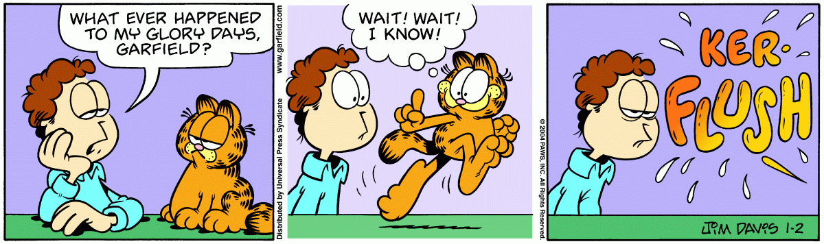 Garfield, January 2, 2004