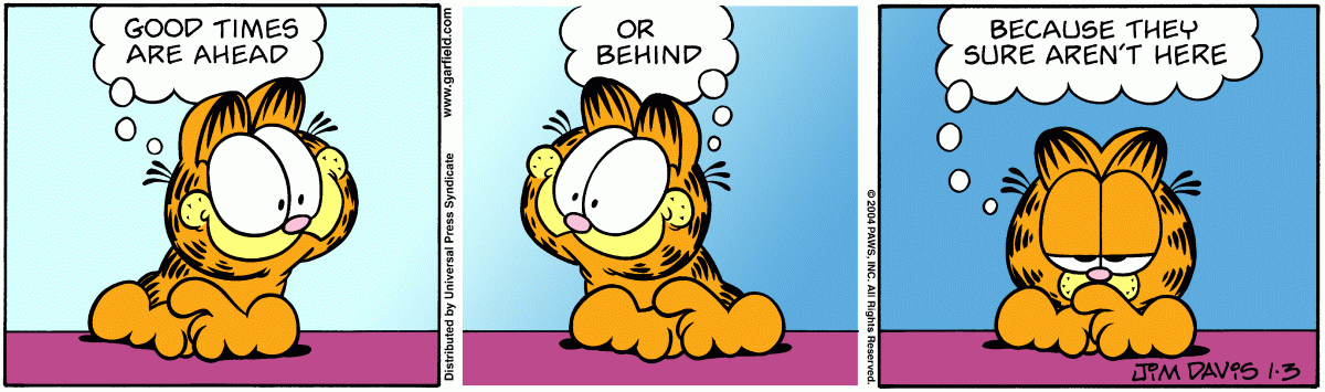Garfield, January 3, 2004
