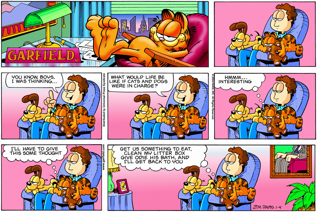 Garfield, January 4, 2004