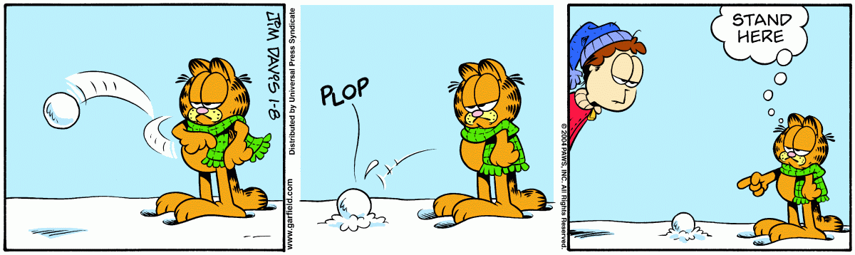 Garfield, January 8, 2004