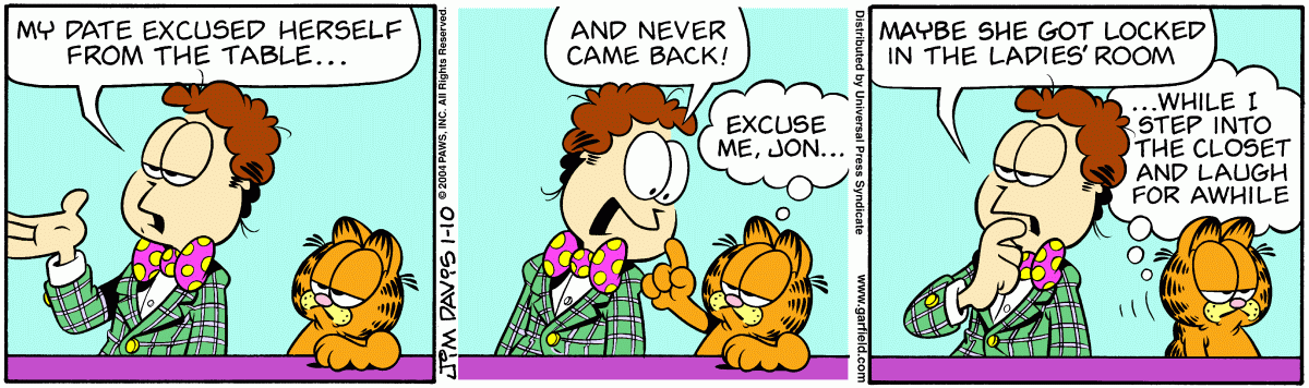 Garfield, January 10, 2004