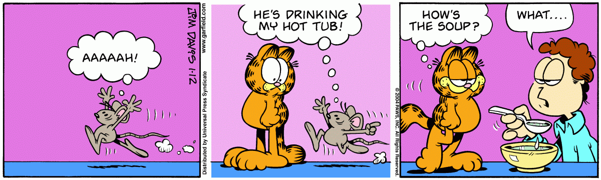 Garfield, January 12, 2004
