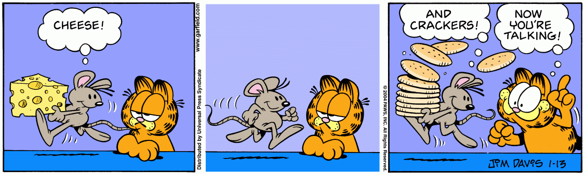 Garfield, January 13, 2004