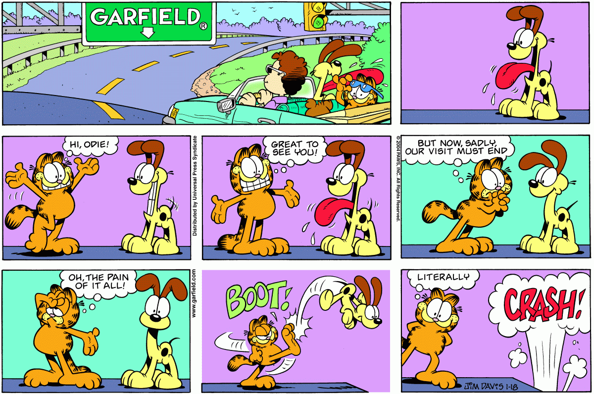Garfield, January 18, 2004