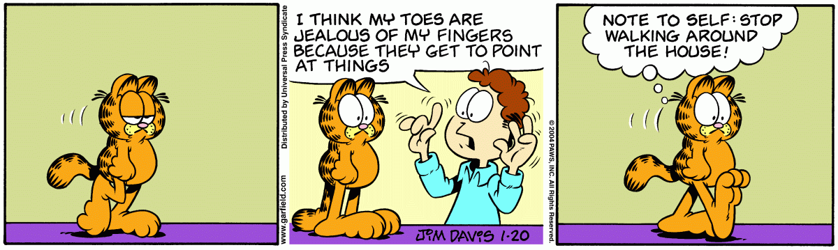 Garfield, January 20, 2004