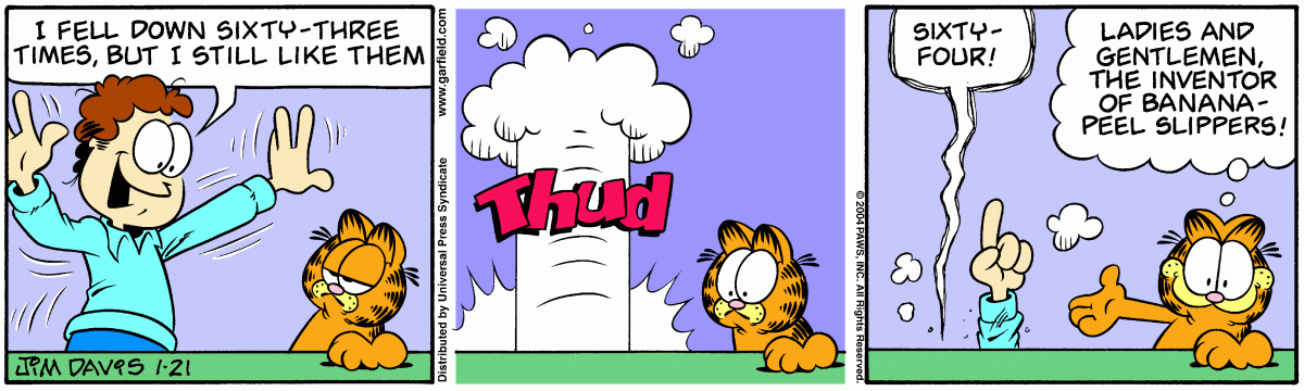 Garfield, January 21, 2004
