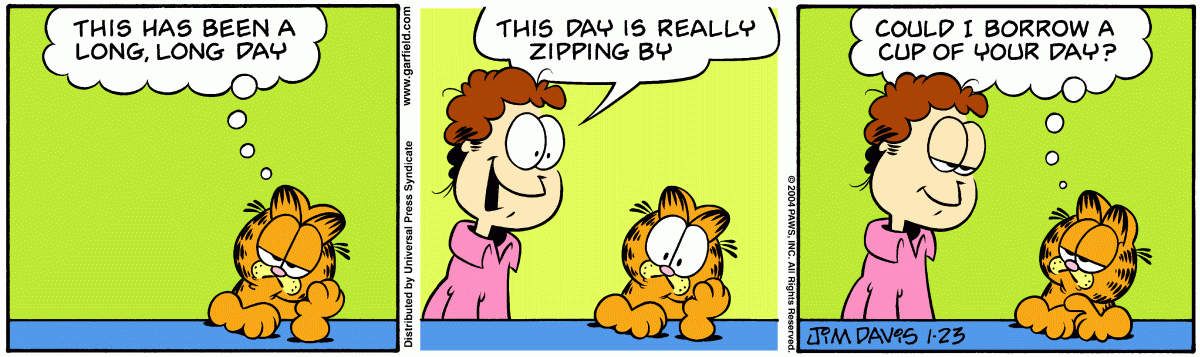 Garfield, January 23, 2004