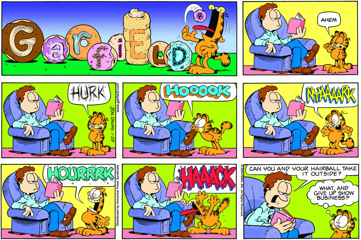 Garfield, January 25, 2004