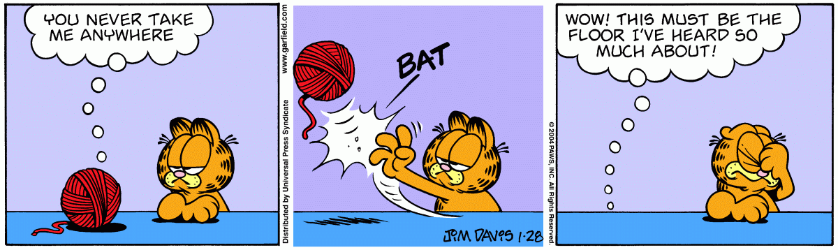 Garfield, January 28, 2004