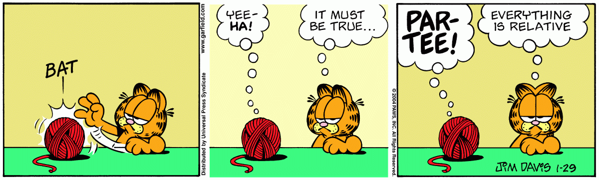 Garfield, January 29, 2004