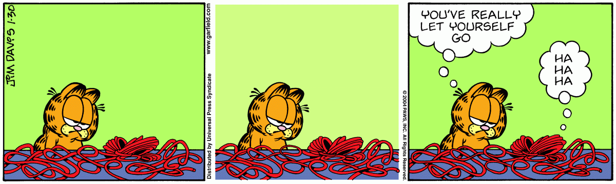 Garfield, January 30, 2004