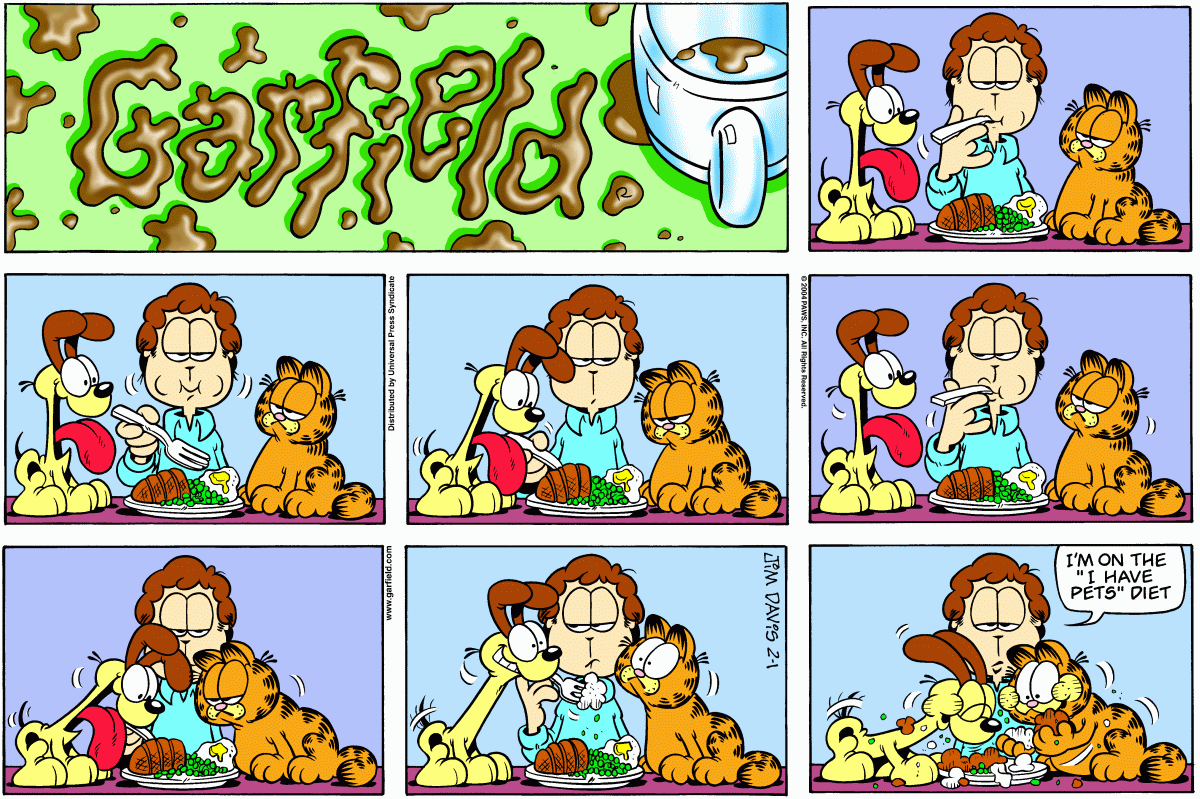 Garfield, February 1, 2004