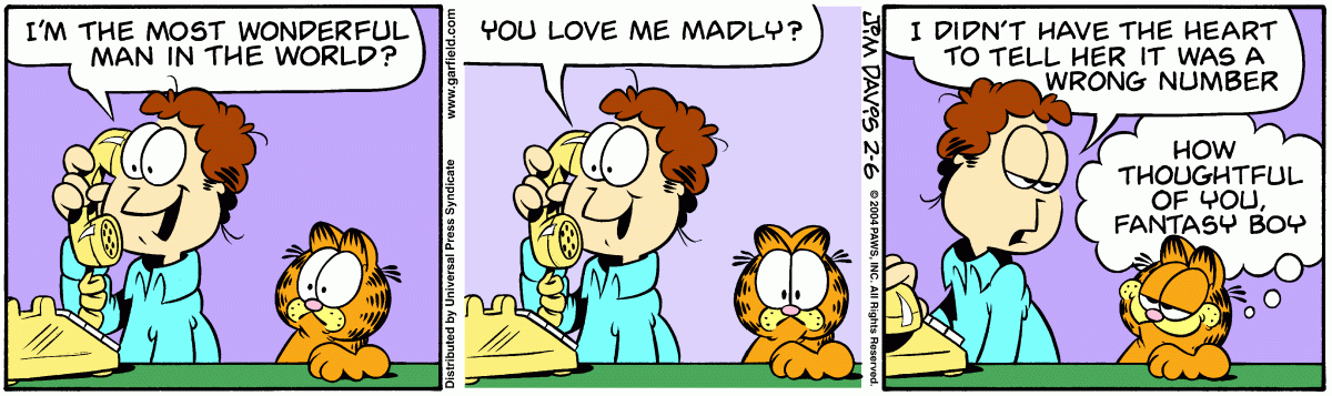 Garfield, February 6, 2004