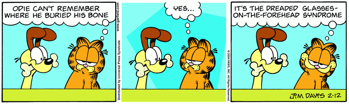 Garfield, February 12, 2004