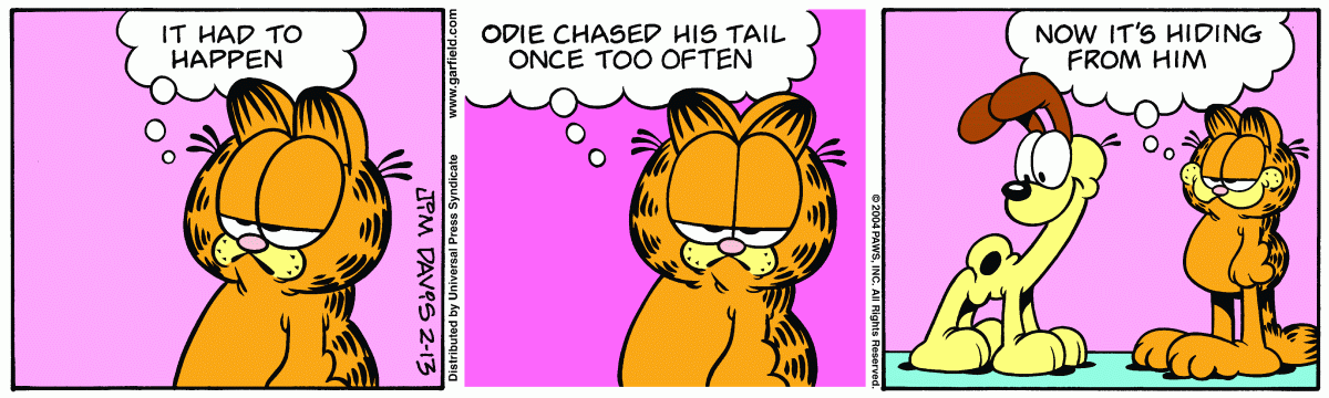 Garfield, February 13, 2004