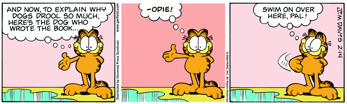 Garfield, February 14, 2004