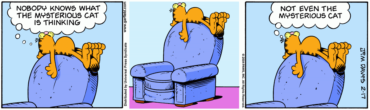 Garfield, February 17, 2004