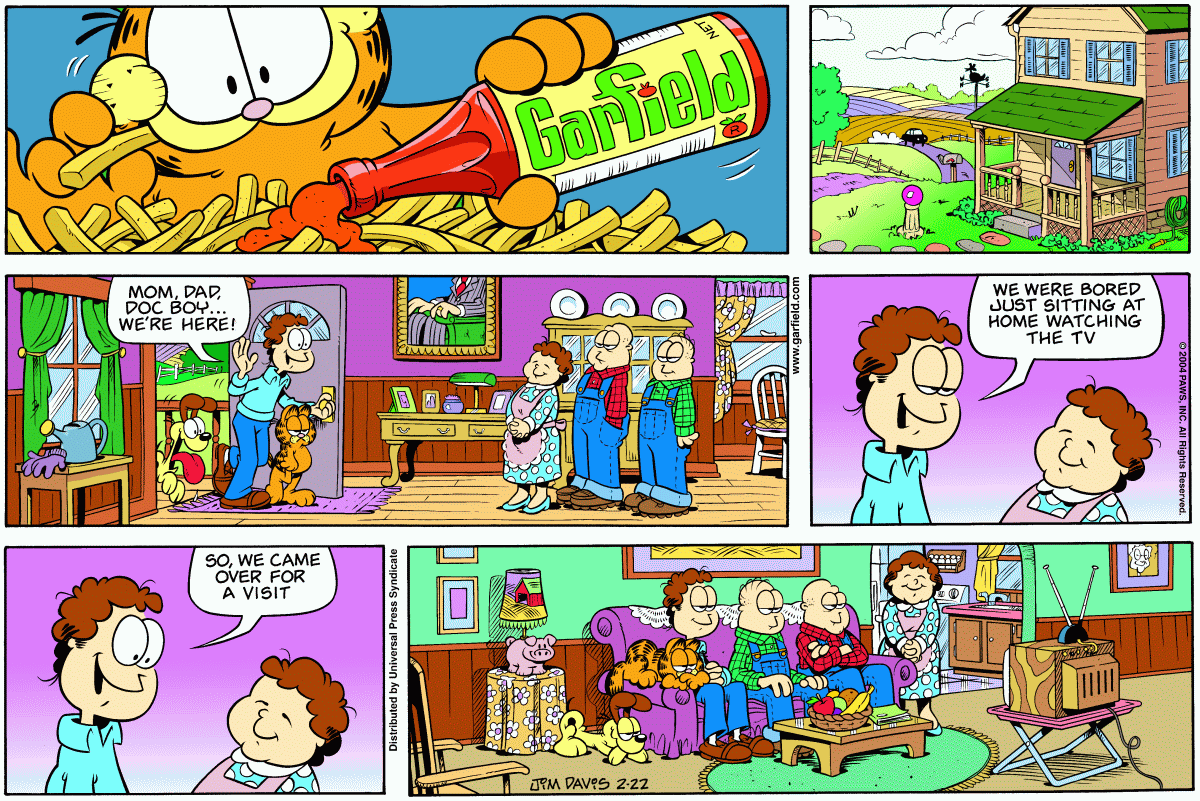 Garfield, February 22, 2004
