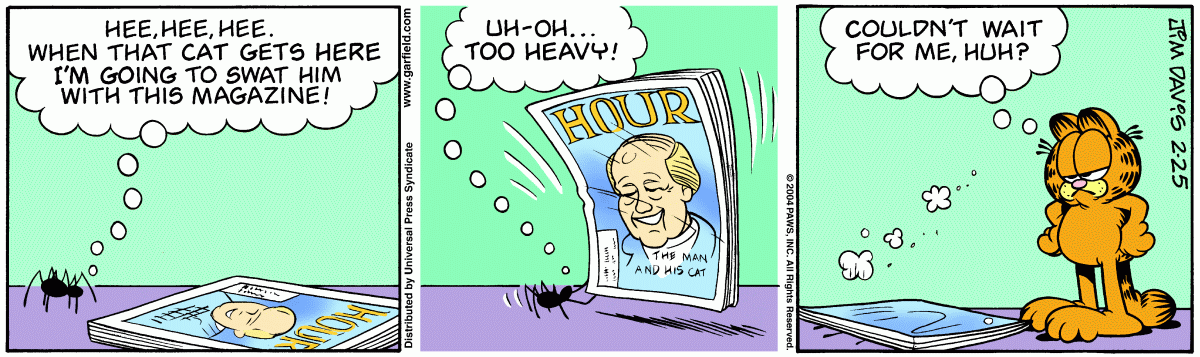 Garfield, February 25, 2004