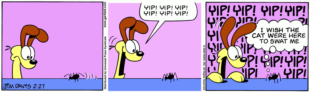 Garfield, February 27, 2004