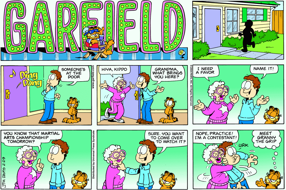 Garfield, February 29, 2004